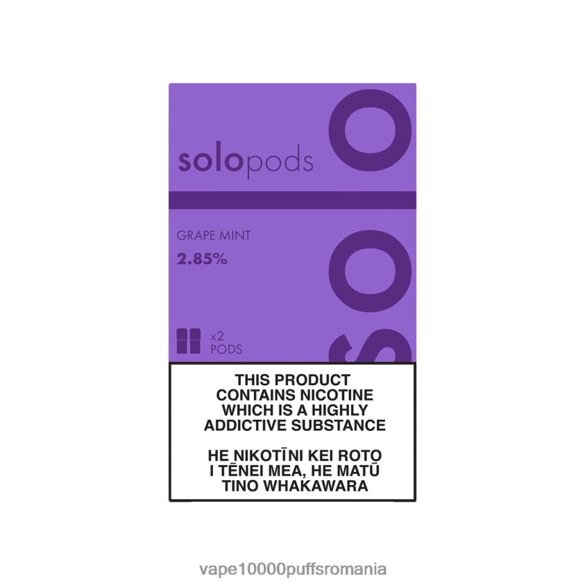 Vape Reincarcabil - Solo Pachet de schimb 2-pachet menta de struguri 2B26XR54