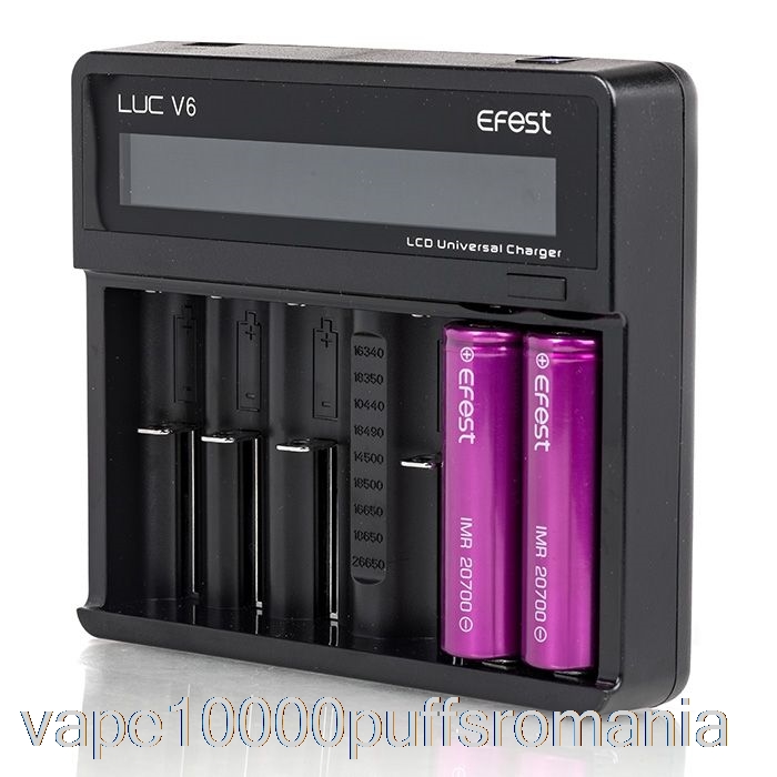 Vape Romania Efest Luc V6 6-bay Lcd Incarcator Universal