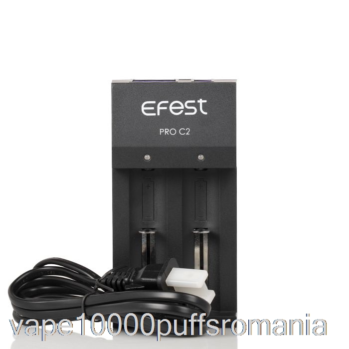 Vape Romania Efest Pro C2 Incarcator Baterie Inteligent Cu 2 Locatii