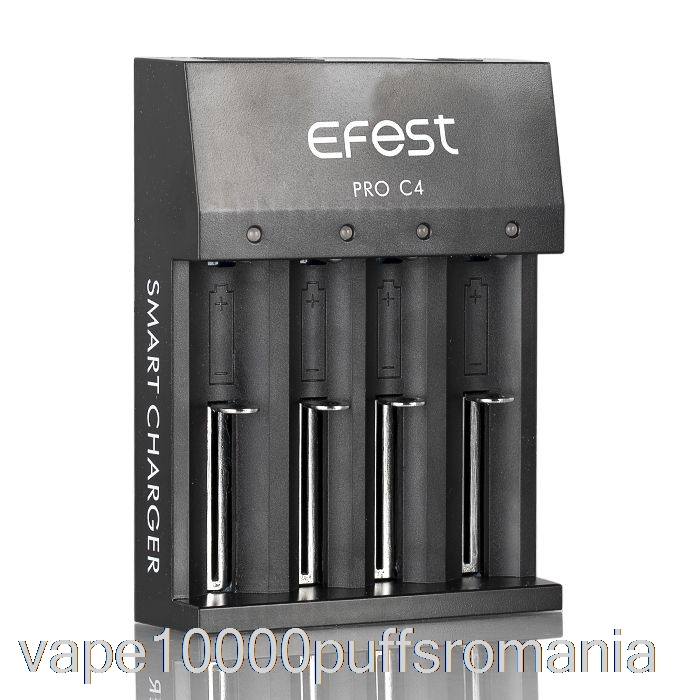 Vape Romania Efest Pro C4 Incarcator Baterie Inteligent Cu 4 Locatii