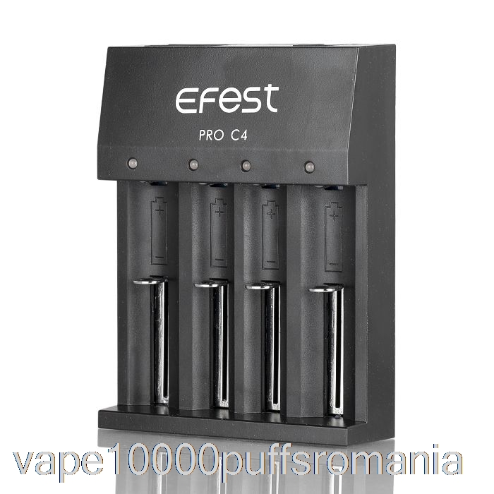 Vape Romania Efest Pro C4 Incarcator Baterie Inteligent Cu 4 Locatii