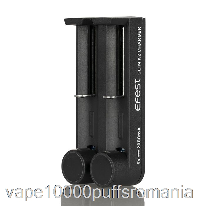 Vape Romania Efest Slim K2 Incarcator Baterie Cu Doua Sloturi