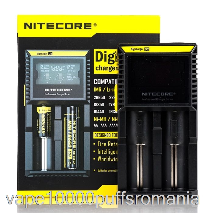 Vape Romania Incarcator Baterie Nitecore D2 (2 Locatii)