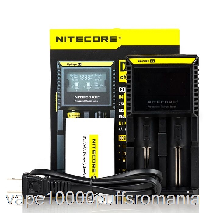 Vape Romania Incarcator Baterie Nitecore D2 (2 Locatii)