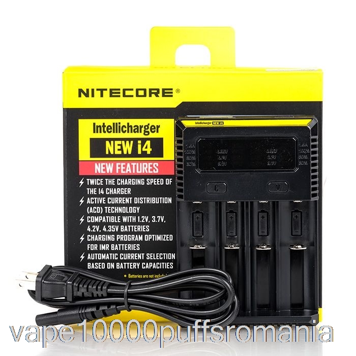 Vape Romania Nitecore I4 încărcător Baterie V2 (4-bay)