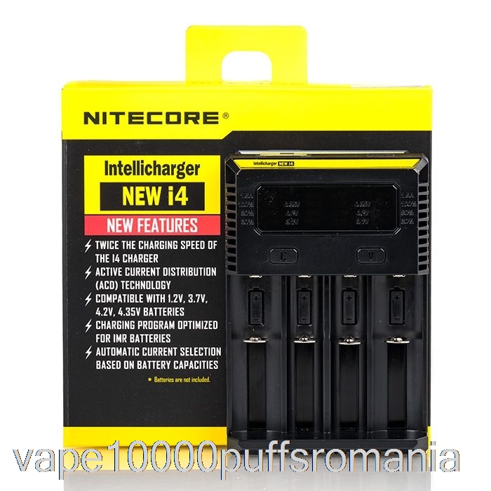 Vape Romania Nitecore I4 încărcător Baterie V2 (4-bay)