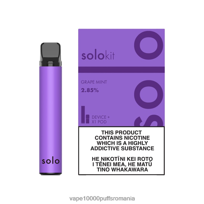 Vape 10000 Puffs Romania - Solo trusa de pod menta de struguri 2B26XR45