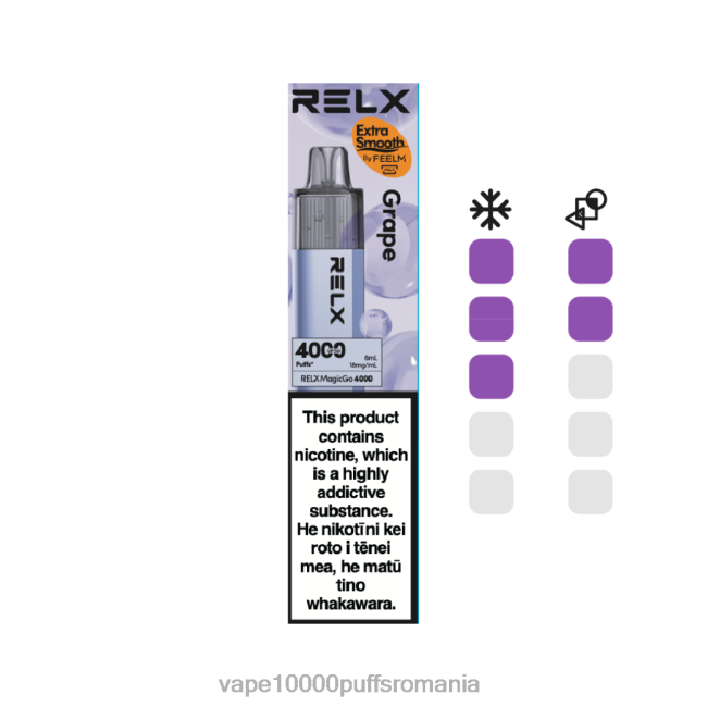 Vape Romania - RELX MagicGo 4000 vape de unică folosință struguri 44TV86