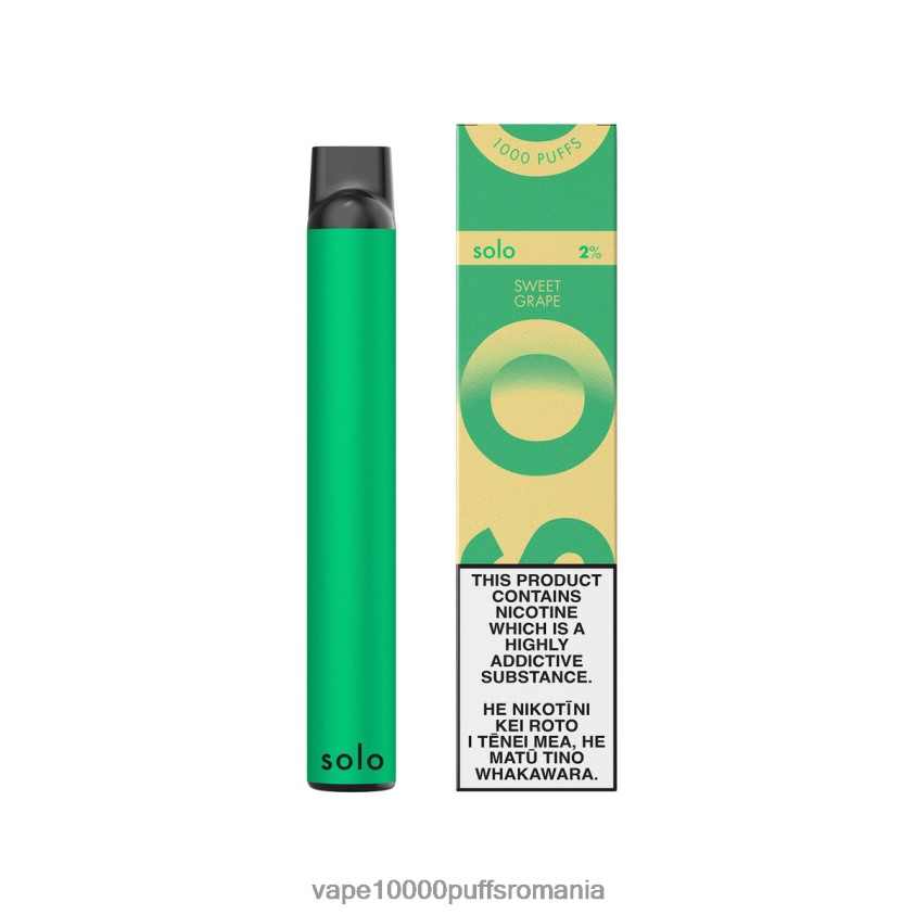 Vape 10000 Puffs Romania - Solo colecție Vape Paradise de unică folosință struguri dulce 2B26XR20