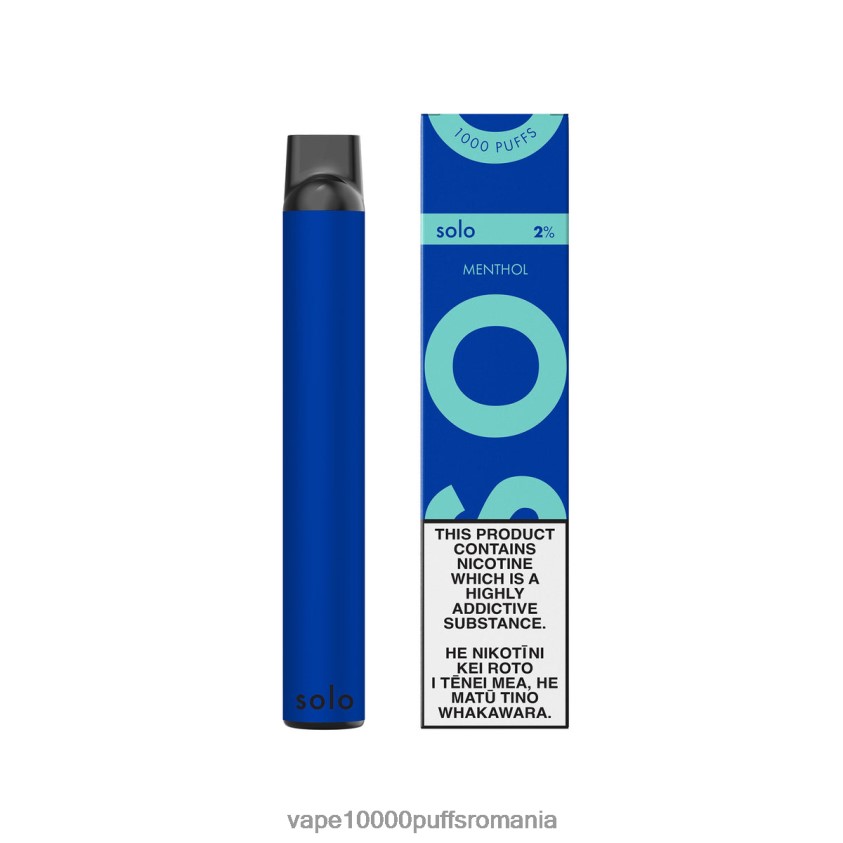 Vape Fara Nicotina - Solo vapa de unică folosință mentol 2B26XR8