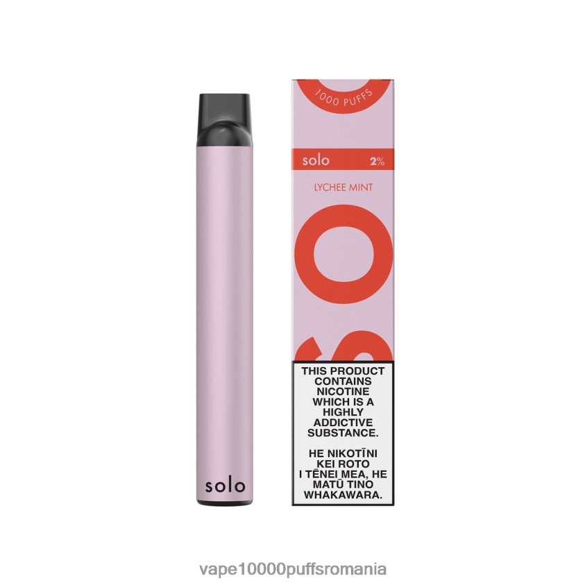 Vape Reincarcabil - Solo vapa de unică folosință menta litchi 2B26XR9