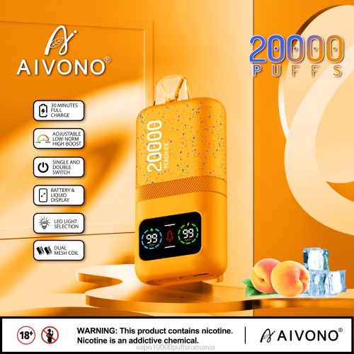 Vape 10000 Puffs Romania - Aivono AIM magic 20000 200085 gheata de piersici