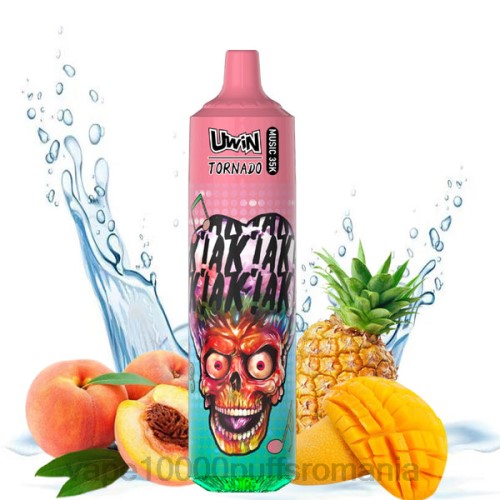 Vape 10000 Puffs Romania - UWIN CRYSTAL 35k vape de unică folosință 2000390 piersic mango ananas
