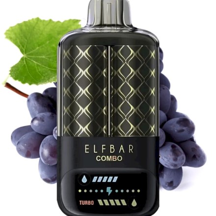 Vape 9000 Puffs - Elf Bar Combo 25000 băutură de struguri și Maria X4P27