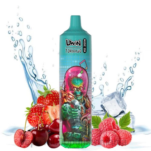 Vape 9000 Puffs - UWIN CRYSTAL 35k vape de unică folosință 2000387 gheață de căpșuni și zmeură