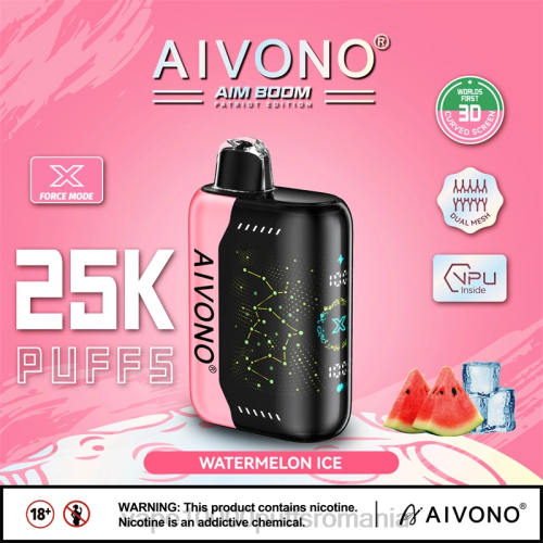 Vape Fara Nicotina - Aivono AIM BOOM 25000 2000353 gheata de pepene verde