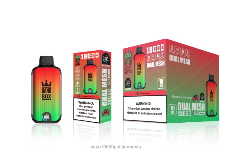 Vape Fara Nicotina - Bang Box 18000 pufuri pepene verde de căpșuni R8PF488