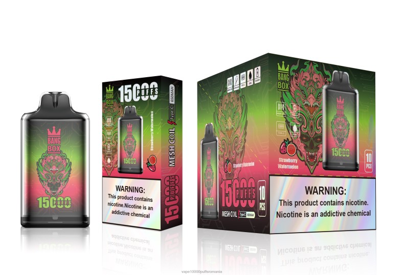Vape Fara Nicotina - Bang Box s1-15000 pufuri pepene verde de căpșuni R8PF4103
