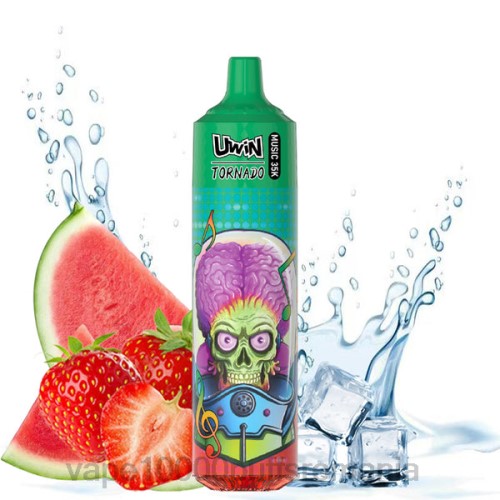 Vape Fara Nicotina - UWIN CRYSTAL 35k vape de unică folosință 2000383 pepene verde căpșuni