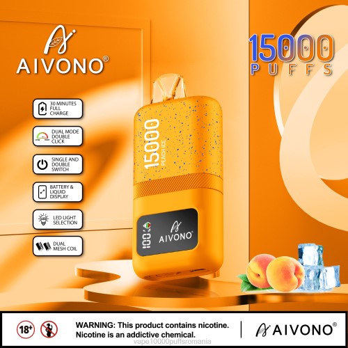 Vape Reincarcabil - Aivono AIM magic 15000 200059 gheata de piersici