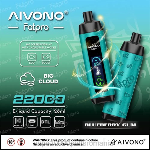Vape Reincarcabil - Aivono Fatpro 22000 20009 gumă de afine