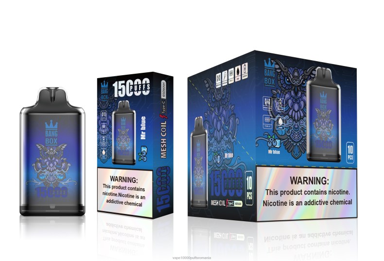 Vape Reincarcabil - Bang Box s1-15000 pufuri domnule albastru R8PF4109