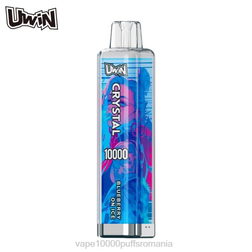 Vape Reincarcabil - UWIN CRYSTAL 10000 vape de unică folosință 2000369 afine pe gheață