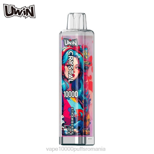 Vape Reincarcabil - UWIN CRYSTAL 10000 vape de unică folosință 2000374 gheata de capsuni