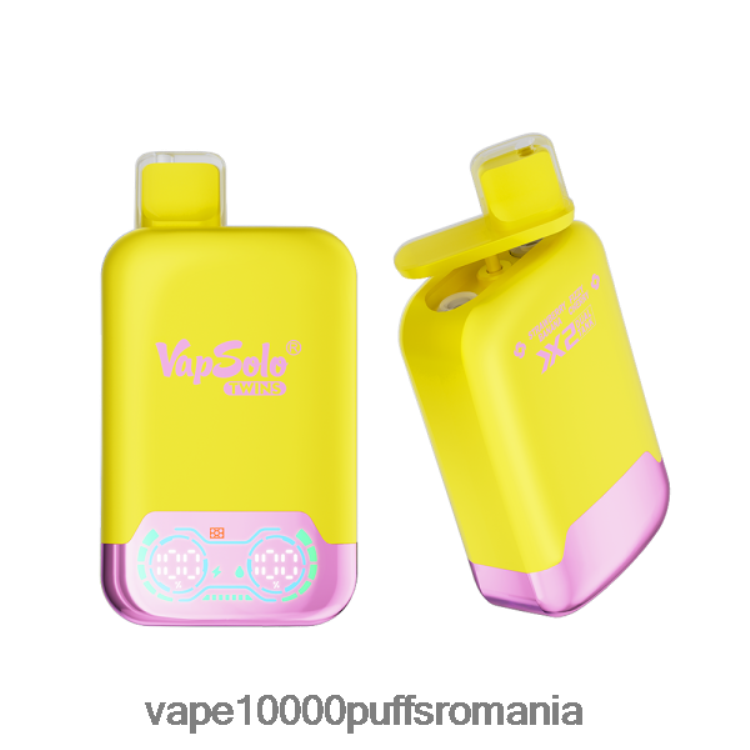 Vape Reincarcabil - Vapsolo TWINS vapa de unică folosință banană căpșuni și cireșe gazoase D2V6N6144
