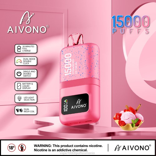Vape Romania - Aivono AIM magic 15000 200066 inghetata de capsuni