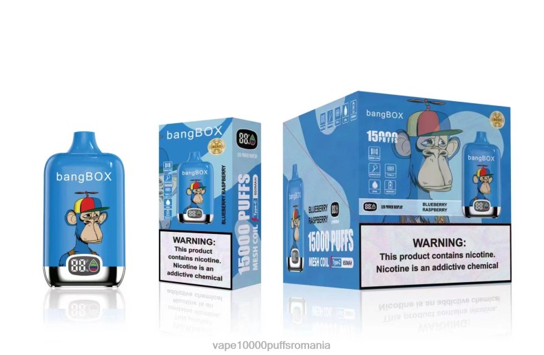 Vape Romania - Bang Box 15000 pufuri afine zmeura R8PF446