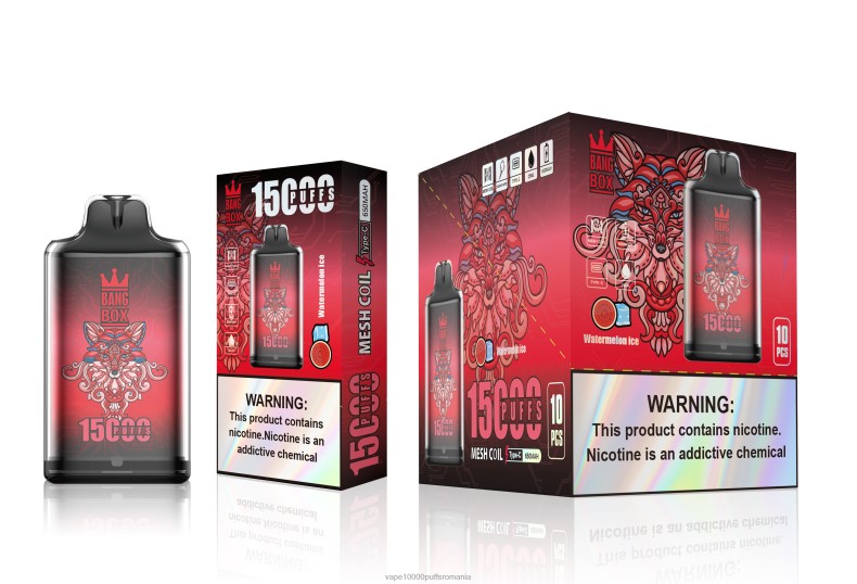 Vape Romania - Bang Box s1-15000 pufuri gheata de pepene verde R8PF4106