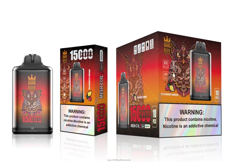 Vape Romania - Bang Box s1-15000 pufuri mango cu capsuni R8PF4101