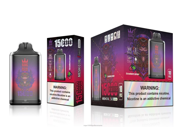 Vape Romania - Bang Box s1-15000 pufuri struguri de căpșuni R8PF4111