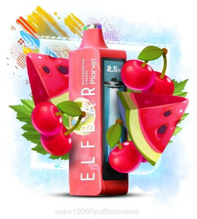 Vape Romania - Elf Bar Planet 25000 pepene cireș X4P221