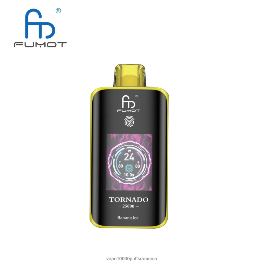 Vape Romania - Fumot Tornado 25000 vape de unică folosință gheata de banane RF4ZBH1