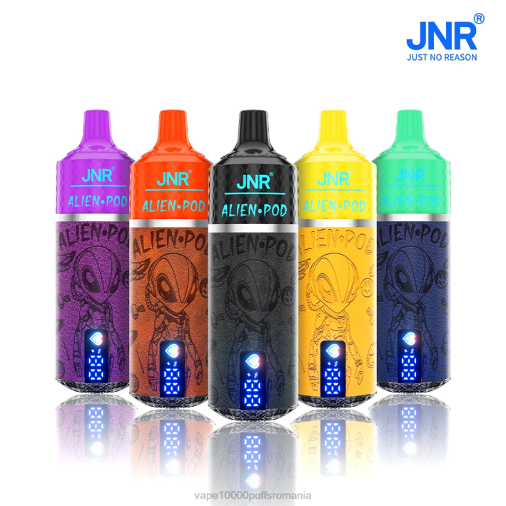 diverse arome JNR Alien păstaie Vape 10000 puffs Romania -PFPT1