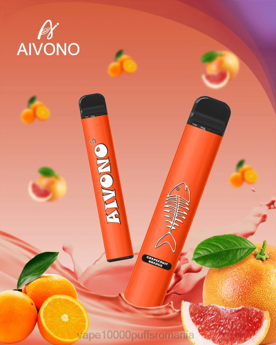 Vape 10000 Puffs Romania - Aivono AIM FISHBONE 600 2000280 portocală de grepfrut