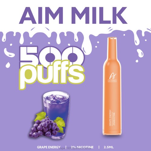 Vape 10000 Puffs Romania - Aivono AIM MILK 500 2000265 energia strugurilor