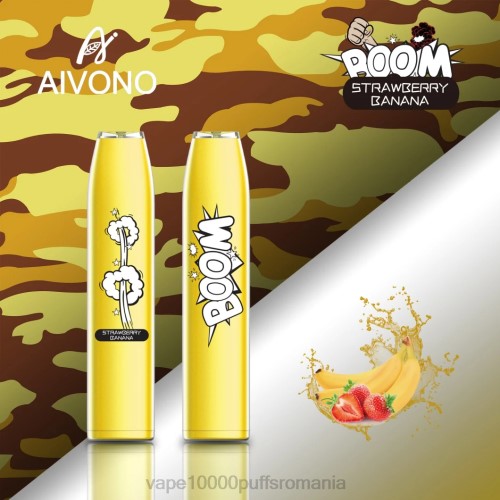 Vape Fara Nicotina - Aivono AIM BOOM 600 2000363 banană căpșuni