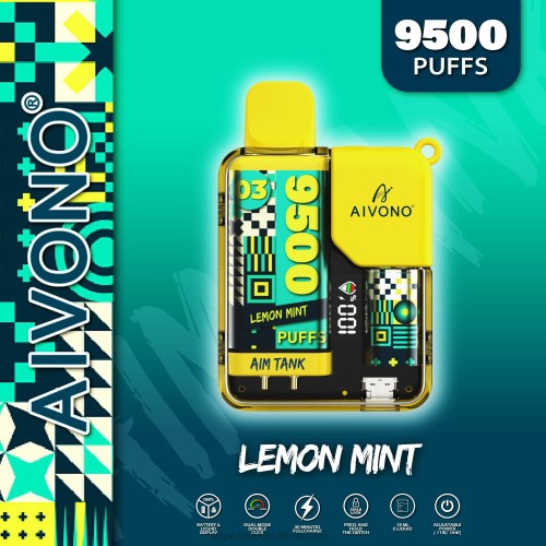 Vape 10000 Puffs Romania - Aivono AIM TANK 9500 200035 menta de lamaie