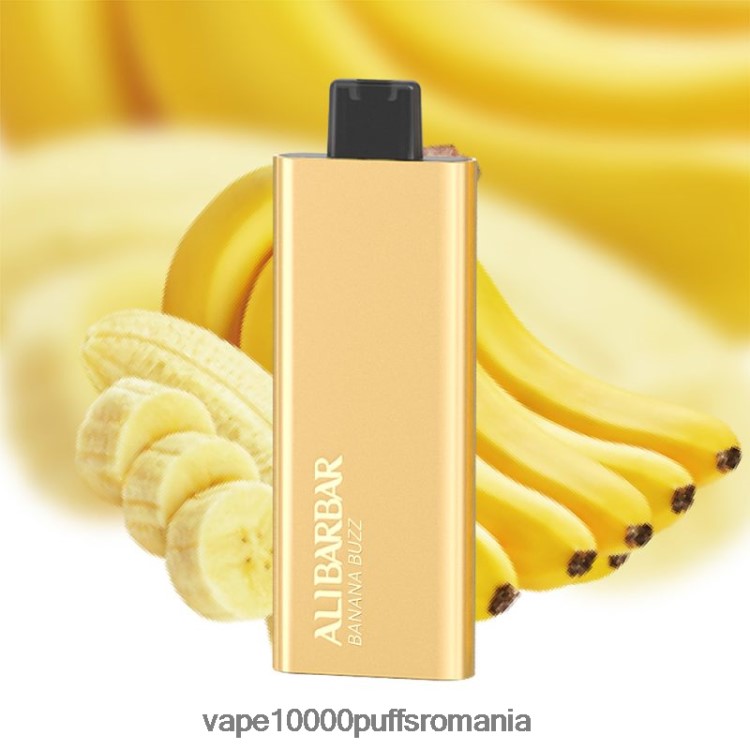 Vape 10000 Puffs Romania - Alibarbar Pandora 7000 vape de unică folosință zumzet de banane D2V6N665