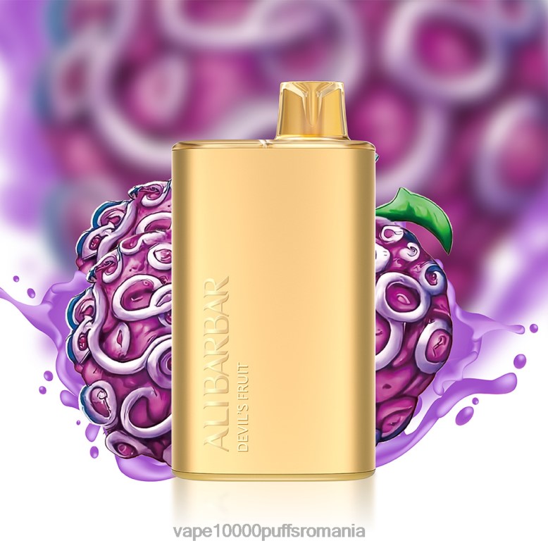 Vape 10000 Puffs Romania - Alibarbar Rich 8000 vape de unică folosință gheata de mure XV08J10