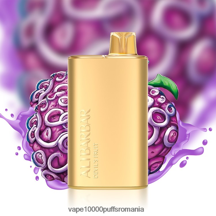 Vape 10000 Puffs Romania - Alibarbar Rich 8000 vape de unică folosință măr dublu D2V6N65
