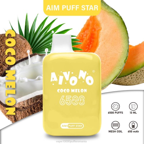 Vape 9000 Puffs - Aivono AIM PUFF STAR 6500 2000297 cocomelon