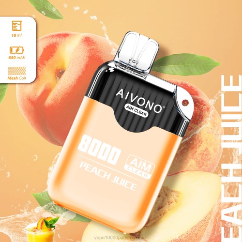 Vape Fara Nicotina - Aivono AIM CLEAR 8000 2000203 suc de piersici