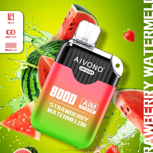 Vape Fara Nicotina - Aivono AIM CLEAR 8000 2000208 pepene verde căpșuni