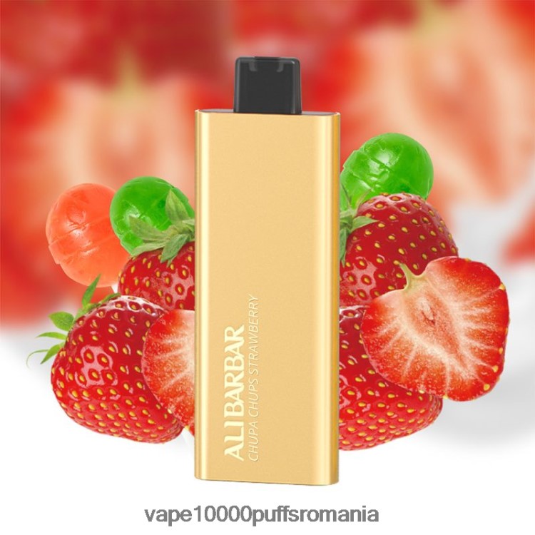 Vape Fara Nicotina - Alibarbar Pandora 7000 vape de unică folosință chupa chups capsuni D2V6N653
