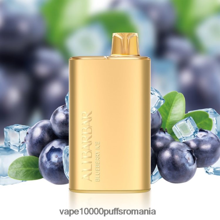 Vape Fara Nicotina - Alibarbar Rich 8000 vape de unică folosință gheata de afine D2V6N63