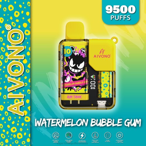 Vape Reincarcabil - Aivono AIM TANK 9500 200044 gumă de mestecat pepene verde